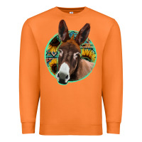 Carrot aztec backsground donkey Premium Sweatshirt - Jasminsmagicworld