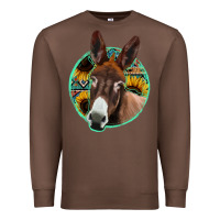 Chestnut aztec backsground donkey Premium Sweatshirt - Jasminsmagicworld