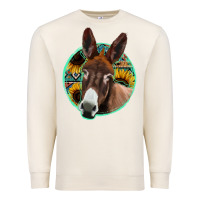 Sandshell aztec backsground donkey Premium Sweatshirt - Jasminsmagicworld