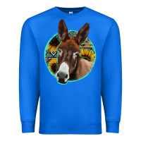 True Royal aztec backsground donkey Premium Sweatshirt - Jasminsmagicworld
