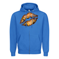 True Royal Western Sunflower Lips Zipper Hoodie - Bettercallsaul