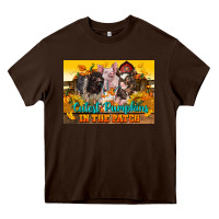 Chocolate Brown Cutest Pumpkin In The Patch Pig Heavy Core Tee - LillyAllenDesigns