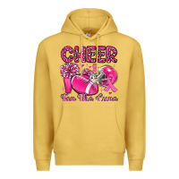 Antique Gold cheer for the cure Premium Hoodie - MaliasSmallBusiness