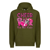 Army Green cheer for the cure Premium Hoodie - MaliasSmallBusiness