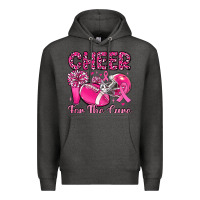 Charcoal Heather cheer for the cure Premium Hoodie - MaliasSmallBusiness