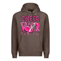 Coffee cheer for the cure Premium Hoodie - MaliasSmallBusiness