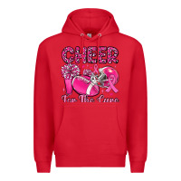 Red cheer for the cure Premium Hoodie - MaliasSmallBusiness