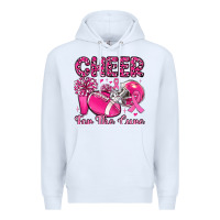 White cheer for the cure Premium Hoodie - MaliasSmallBusiness
