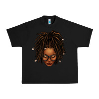 Black afro locs messy bun Urban Heavy Tee - texasbilliewilder