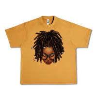 Peanut Butter afro locs messy bun Urban Heavy Tee - texasbilliewilder