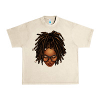 Sandshell afro locs messy bun Urban Heavy Tee - texasbilliewilder