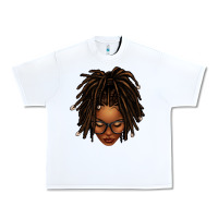 White afro locs messy bun Urban Heavy Tee - texasbilliewilder