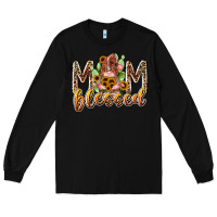 Black mom blessed Long Sleeve Tee - RacoonDesign