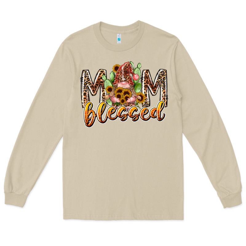 Mom Blessed Long Sleeve Tee by RacoonDesign | Teevron