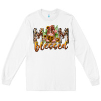 White mom blessed Long Sleeve Tee - RacoonDesign
