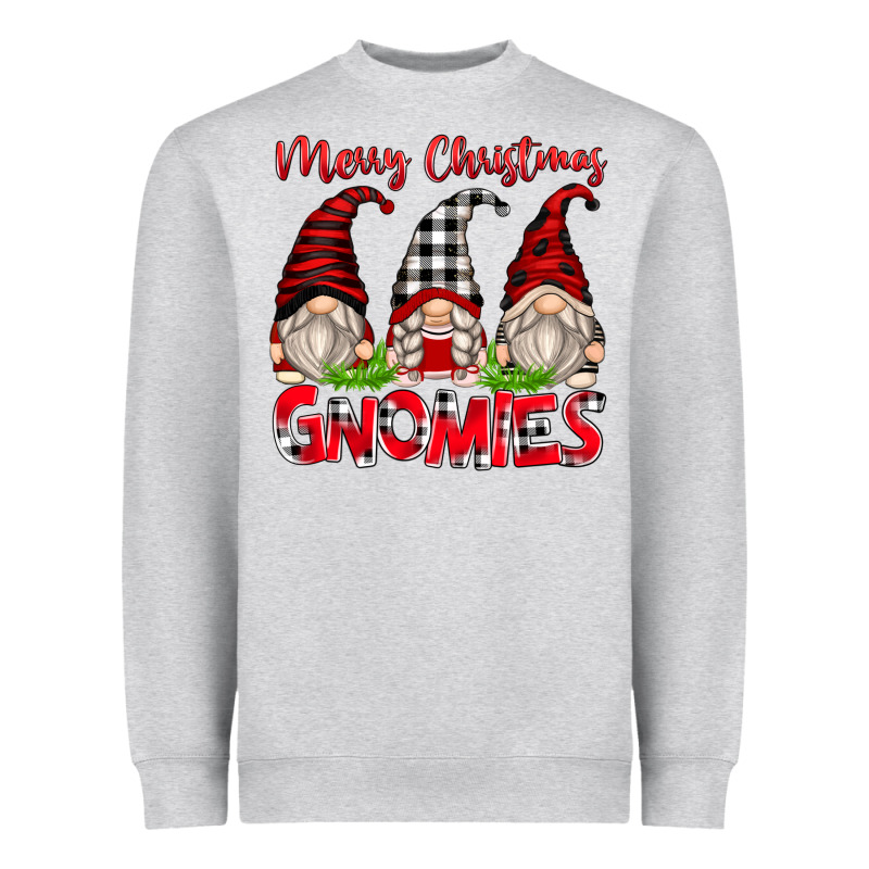 Merry Christmas Gnomies Heavyweight Sweatshirt by Zillion Design Studio | Teevron