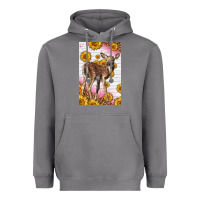 Storm Western Cute Baby Deer Fawn Heavyweight Hoodie - LillyAllenDesigns