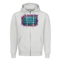 Dove Grey Aztec Wood Leopard Frame Zipper Hoodie - Bettercallsaul