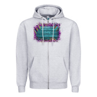 Heather Grey Aztec Wood Leopard Frame Zipper Hoodie - Bettercallsaul