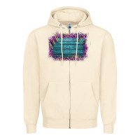 Sandshell Aztec Wood Leopard Frame Zipper Hoodie - Bettercallsaul