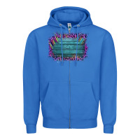True Royal Aztec Wood Leopard Frame Zipper Hoodie - Bettercallsaul