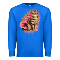 True Royal floral cat Premium Sweatshirt - Jasminsmagicworld