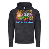 Vintage Black Day of the dead coffee cups Vintage Hoodie - RanaPortraitStore