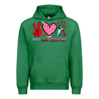 Emerald peace love phlebotomy Urban Hoodie - Artiststas