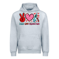 Heather Grey peace love phlebotomy Urban Hoodie - Artiststas