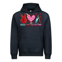 Navy peace love phlebotomy Urban Hoodie - Artiststas