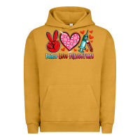 Pigment Peanut Butter peace love phlebotomy Urban Hoodie - Artiststas