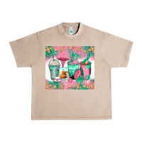 French Oak nurse coffee cups Urban Heavy Tee - Zillion Design Studio