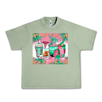 Oil Green nurse coffee cups Urban Heavy Tee - Zillion Design Studio