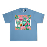 Pebble Blue nurse coffee cups Urban Heavy Tee - Zillion Design Studio