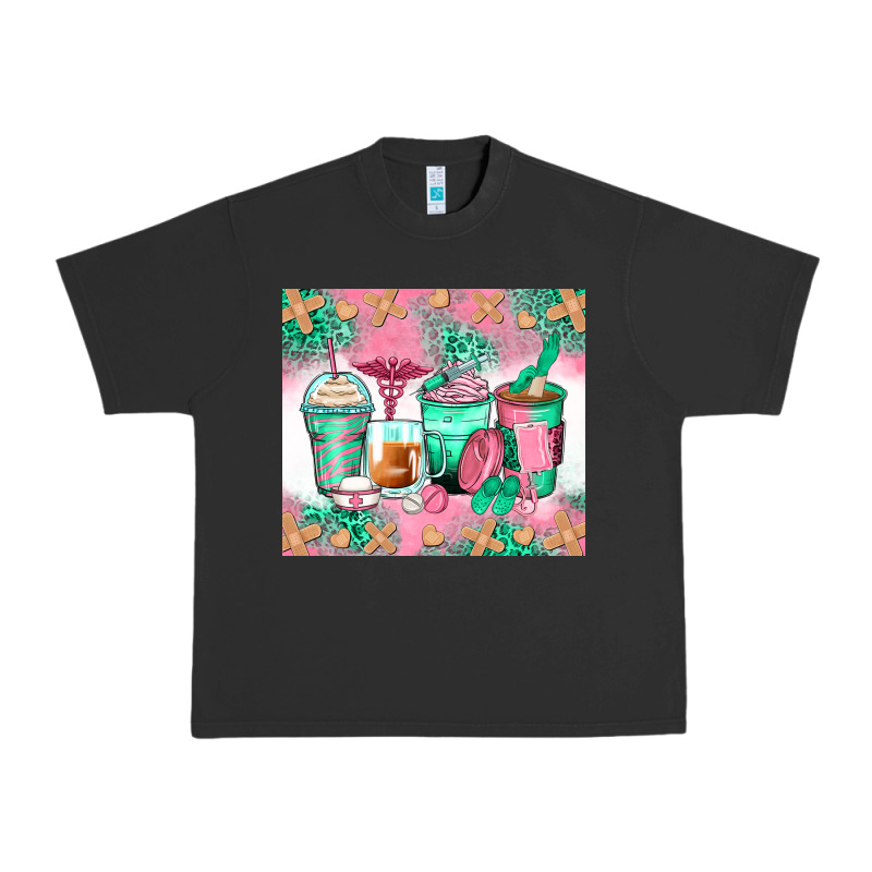 Nurse Coffee Cups Urban Heavy Tee by Zillion Design Studio | Teevron