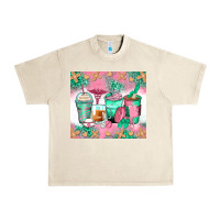 Sandshell nurse coffee cups Urban Heavy Tee - Zillion Design Studio