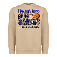 Mushroom i'm just here for the snacks #basketball sister Heavyweight Sweatshirt - Zillion Design Studio