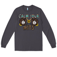 Smoke calm your mits baseball Long Sleeve Tee - CowhideDigitalArt