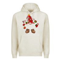 Oatmeal Heather custom christmas gnome Premium Hoodie - MaliasSmallBusiness