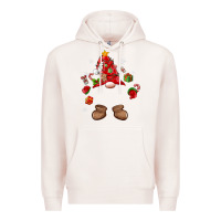 Pale Pink custom christmas gnome Premium Hoodie - MaliasSmallBusiness