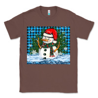 Chestnut snowy christmas snowman Classic Tee - BarkalooDesign