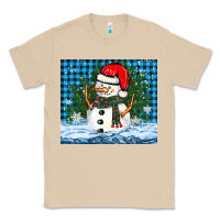 Mushroom snowy christmas snowman Classic Tee - BarkalooDesign