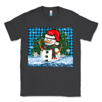 Smoke snowy christmas snowman Classic Tee - BarkalooDesign