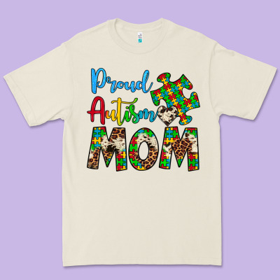 Proud Autism Mom Premium Tee Designed By Artiststas