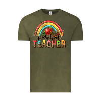 Vintage Olive preschool teacher Vintage Tee - texasbilliewilder