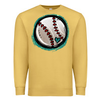 Antique Gold glitter baseball Premium Sweatshirt - Jasminsmagicworld