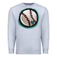 Heather Grey glitter baseball Premium Sweatshirt - Jasminsmagicworld