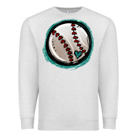 Oatmeal Heather glitter baseball Premium Sweatshirt - Jasminsmagicworld