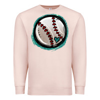Pale Pink glitter baseball Premium Sweatshirt - Jasminsmagicworld