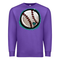 Purple glitter baseball Premium Sweatshirt - Jasminsmagicworld